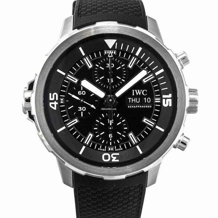  IWC Aquatimer Chronograph IW376803 - Aquatimer Chronograph Automatic Black Dial Men's Watch </h1> 