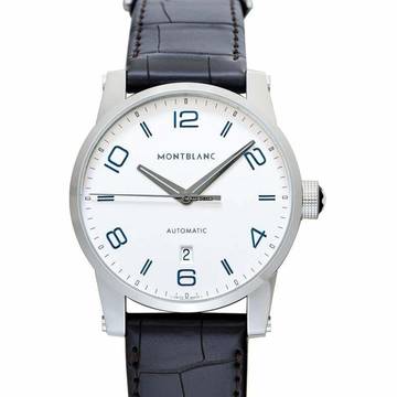  Montblanc Timewalker 110338 - TimeWalker Automatic Silver Dial Stainless Steel Men's Watch </h1> 