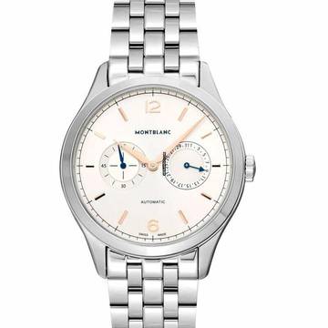  Montblanc Heritage Chronométrie 114873 - Heritage Chronométrie Automatic Silver Dial Stainless Steel Men's Watch </h1> 