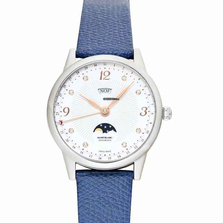  Montblanc Bohème 119938 - Bohème Automatic White Dial Stainless Steel Ladies Watch </h1> 