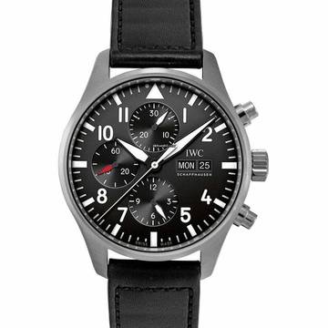  IWC Fliegeruhr Chronograph IW377709 - Pilot's Watch Chronograph Automatic Black Dial Unisex Watch </h1> 