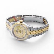 Thumbnail von Rolex Lady-Datejust 279173 - Lady-Datejust 28 Rolesor Yellow Fluted / Jubilee / Champagne </h1>
