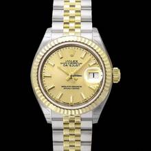 Thumbnail von Rolex Lady-Datejust 279173 - Lady-Datejust 28 Rolesor Yellow Fluted / Jubilee / Champagne </h1>