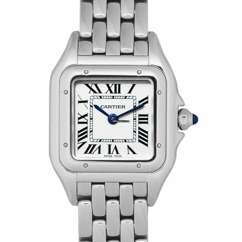 Cartier Panthère WSPN0006 - Panthère de Cartier 22 mm x 30 mm Quartz Silver Dial Stainless Steel Ladies Wat </h1>