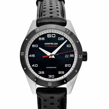  Montblanc Timewalker 116061 - TimeWalker Automatic Black Dial Stainless Steel Men's Watch </h1> 