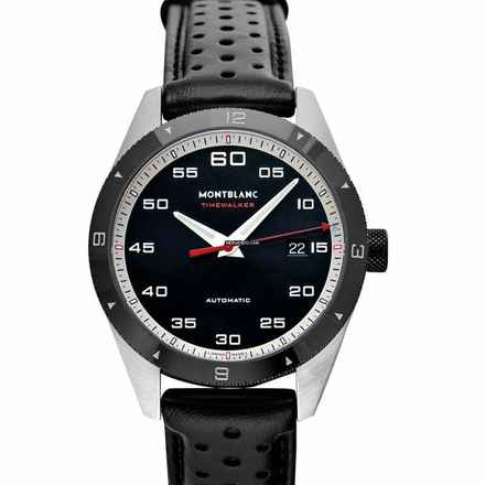  Montblanc Timewalker 116061 - TimeWalker Automatic Black Dial Stainless Steel Men's Watch </h1> 
