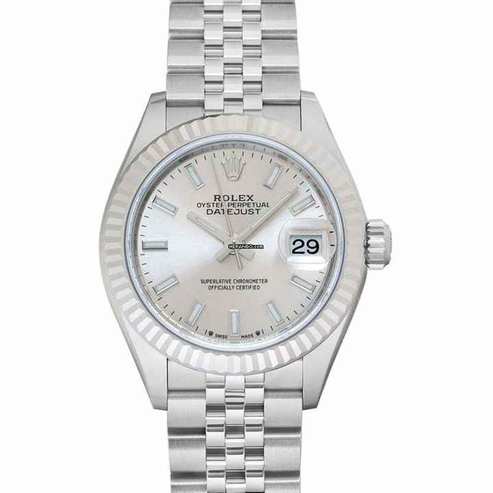  Rolex Lady-Datejust 279174 - Lady-Datejust Automatic Silver Dial Oystersteel and 18 ct White Gold Ladies Watch </h1> 