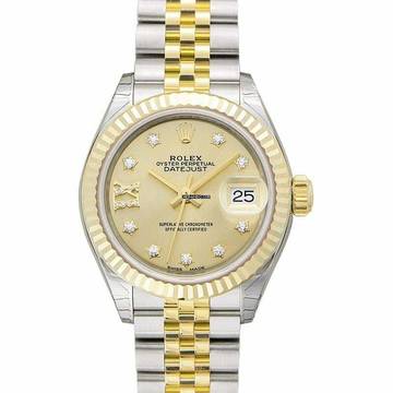  Rolex Lady-Datejust 279173 - Lady-Datejust 28 Champagne 18k Yellow Gold/Steel G 28mm Jubilee </h1> 