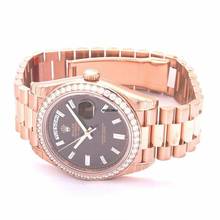 Thumbnail von Rolex Day-Date 40 228345RBR - Day-Date 40 Everose Diamond / Chocolate Diamond </h1>
