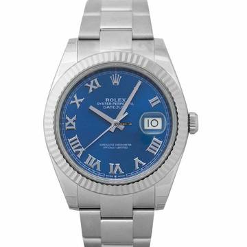  Rolex Datejust 41 126334-0025 - Datejust Automatic Blue Dial Stainless Steel and White Gold Men's Watch </h1> 
