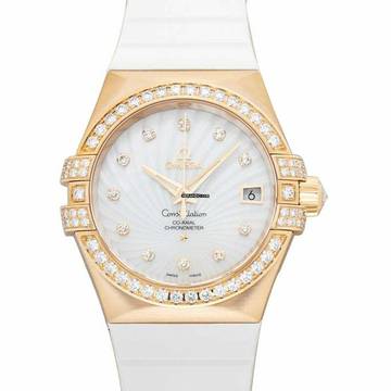  Omega Constellation Ladies 123.57.35.20.55.003 - Constellation Automatic Mother of pearl Dial 18kt Yellow Gold Ladies </h1> 