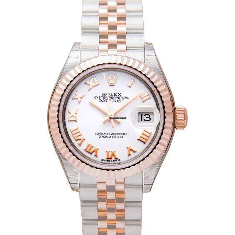 Rolex Lady-Datejust 279171 - Lady Datejust Automatic White Dial Stainless Steel and Everose Gold Ladies Watch </h1>