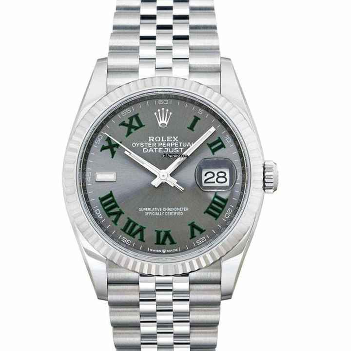  Rolex Datejust 36 126234-0045 - Datejust Automatic Grey Dial Stainless Steel Men's Watch </h1> 