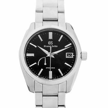  Grand Seiko Heritage Collection SBGA467 - HERITAGE Spring-Drive Black Dial Stainless Steel Men's Watch </h1> 
