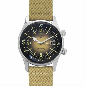  Longines Legend Diver L37744302 - Legend Diver Automatic Beige Dial Stainless Steel Men's Watch </h1> 