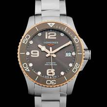 Thumbnail von Longines HydroConquest L37803786 - HydroConquest Automatic Grey Dial Stainless Steel Men's Watch </h1>