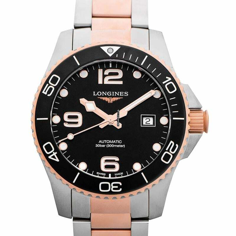  Longines HydroConquest L37823587 - HydroConquest Automatic Black Dial Stainless Steel Men's Watch </h1> 