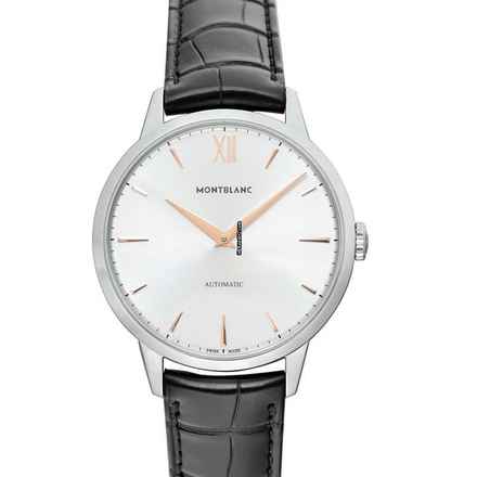 Montblanc Heritage Spirit 110695 - Meisterstuck Heritage Automatic Silver Dial Stainless Steel Men's Watch </h1> 