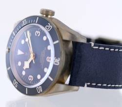 Thumbnail von Tudor Black Bay Bronze grey Dial Top LC100 Cool 2019 B+P Lederband </h1>
