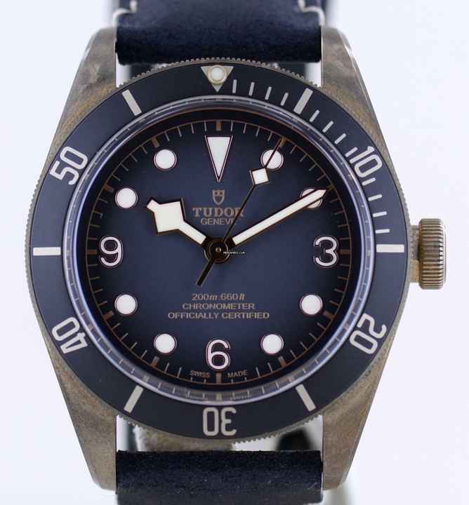  Tudor Black Bay Bronze grey Dial Top LC100 Cool 2019 B+P Lederband </h1> 
