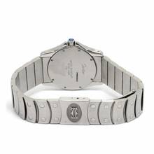 Thumbnail von Cartier Santos RONDE Quartz 29mm Steel Diamond Watch </h1>