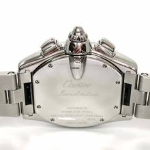 Thumbnail von Cartier Roadster Chronograph 2618 Automatic 42mm Steel ~2.5TCW Diamond Watch </h1>