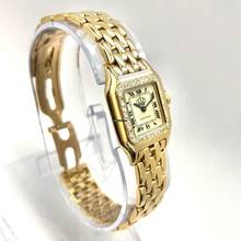Thumbnail von Cartier Panthère 23mm 18K Yellow Gold ~0.4TCW DIAMOND Watch Anniversary Dial </h1>