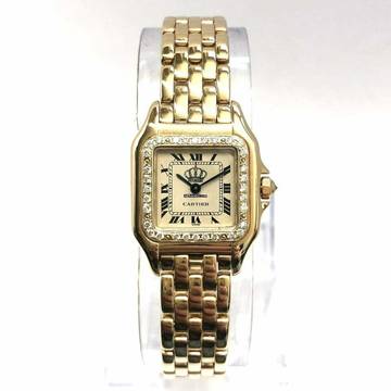  Cartier Panthère 23mm 18K Yellow Gold ~0.4TCW DIAMOND Watch Anniversary Dial </h1> 