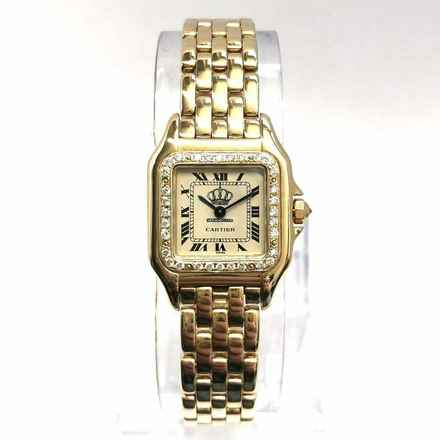  Cartier Panthère 23mm 18K Yellow Gold ~0.4TCW DIAMOND Watch Anniversary Dial </h1> 