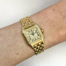 Thumbnail von Cartier Panthère 23mm 18K Yellow Gold ~0.4TCW DIAMOND Watch Anniversary Dial </h1>