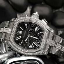 Thumbnail von Cartier Roadster 2618 Automatic 42mm Steel ~7TCW Diamond Watch </h1>