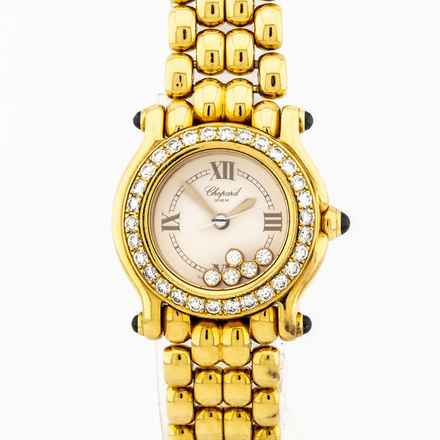  Chopard Happy Sport Ref. 27/6149-23 18K Gelbgold Saphire Diamanten FC lose </h1> 