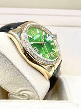 Thumbnail von Rolex Datejust 36 Rare&special GREEN Diamond Dial all Original Factory Diamonds Box&Papers