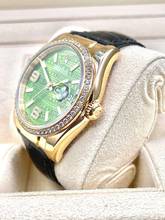 Thumbnail von Rolex Datejust 36 Rare&special GREEN Diamond Dial all Original Factory Diamonds Box&Papers