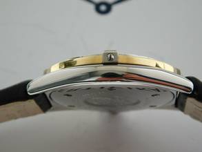 Thumbnail von Breitling Callisto 34 mm Stahl Gold Herrenuhr im Top Zustand mit neuem Lederband </h1>