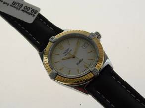 Thumbnail von Breitling Callisto 34 mm Stahl Gold Herrenuhr im Top Zustand mit neuem Lederband </h1>