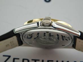 Thumbnail von Breitling Callisto 34 mm Stahl Gold Herrenuhr im Top Zustand mit neuem Lederband </h1>
