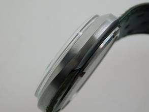 Thumbnail von Omega Genève Dynamic green mit Racing Dial Top selten N O S mit original Band und Schließe </h1>