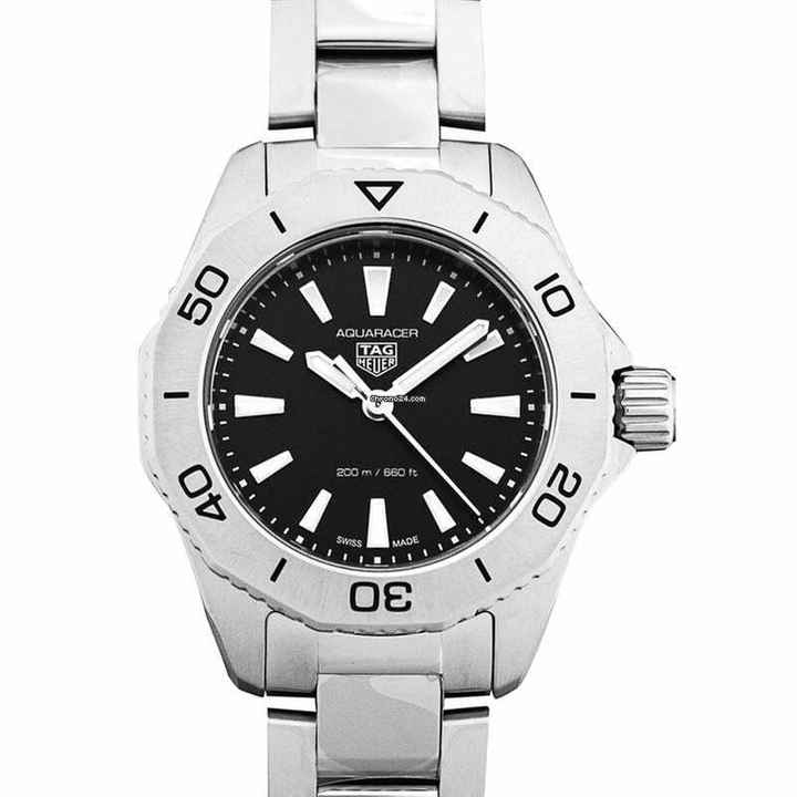  TAG Heuer Aquaracer Lady WBP1410.BA0622 - Aquaracer Quartz Black Dial Stainless Steel Ladies Watch </h1> 