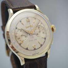 Thumbnail von Eberhard & Co. Extra-Fort Chronograph Vintage 18k/750 Gold </h1>