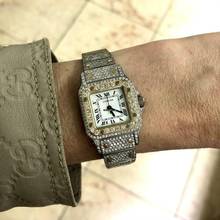 Thumbnail von Cartier Santos Galbée 24mm Automatic Watch 3.63TCW Diamonds </h1>