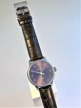 Thumbnail von Meistersinger Unomatik UM207 ZB grau Lederarmband grau mit Faltschließe deutsche Auslieferung </h1>