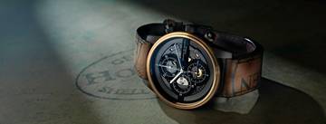 Thumbnail von Maurice de Mauriac CHRONO MODERN SKELETON PVD GOLD LÜNETTE