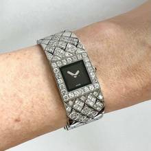 Thumbnail von Chanel MATELASSE Quartz 19mm Steel 3.03TCW Diamond Bracelet Watch </h1>