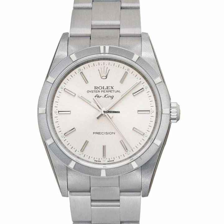  Rolex 14010M - Oyster Perpetual Automatic Silver Dial Stainless Steel Men's Watch </h1> 