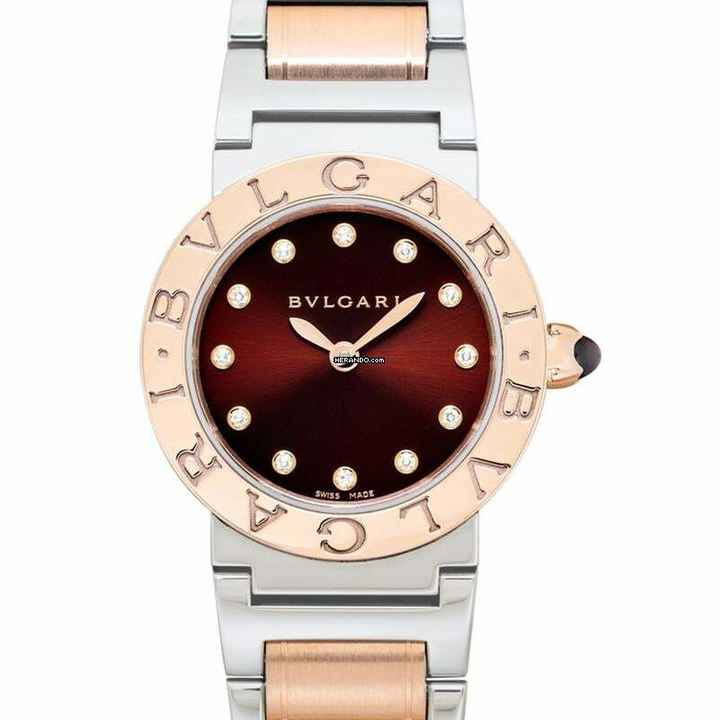 Bulgari Bulgari BBL26C11SPG/12 - Bvlgari Bvlgari Quartz Brown Dial Stainless Steel Ladies Watch </h1> 