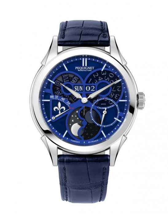  Pequignet Rue Royale Saphir Montre Royale Saphir Bleue 