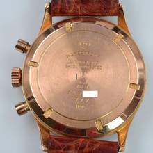 Thumbnail von Breitling Premier 777 chronograph first series rose gold 18KT 1946’s </h1>