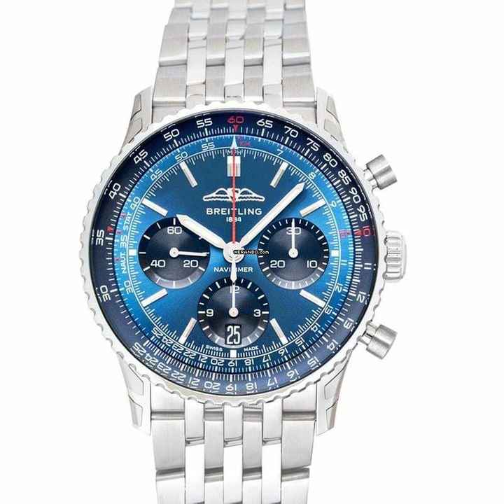  Breitling Navitimer AB0139241C1A1 - Navitimer Automatic Blue Dial Stainless Steel Men's Watch </h1> 