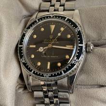 Thumbnail von Rolex Turn-O-Graph Turn-O-Graph 6202 Tropical galvanic glossy radium gilt dial 1953’s </h1>